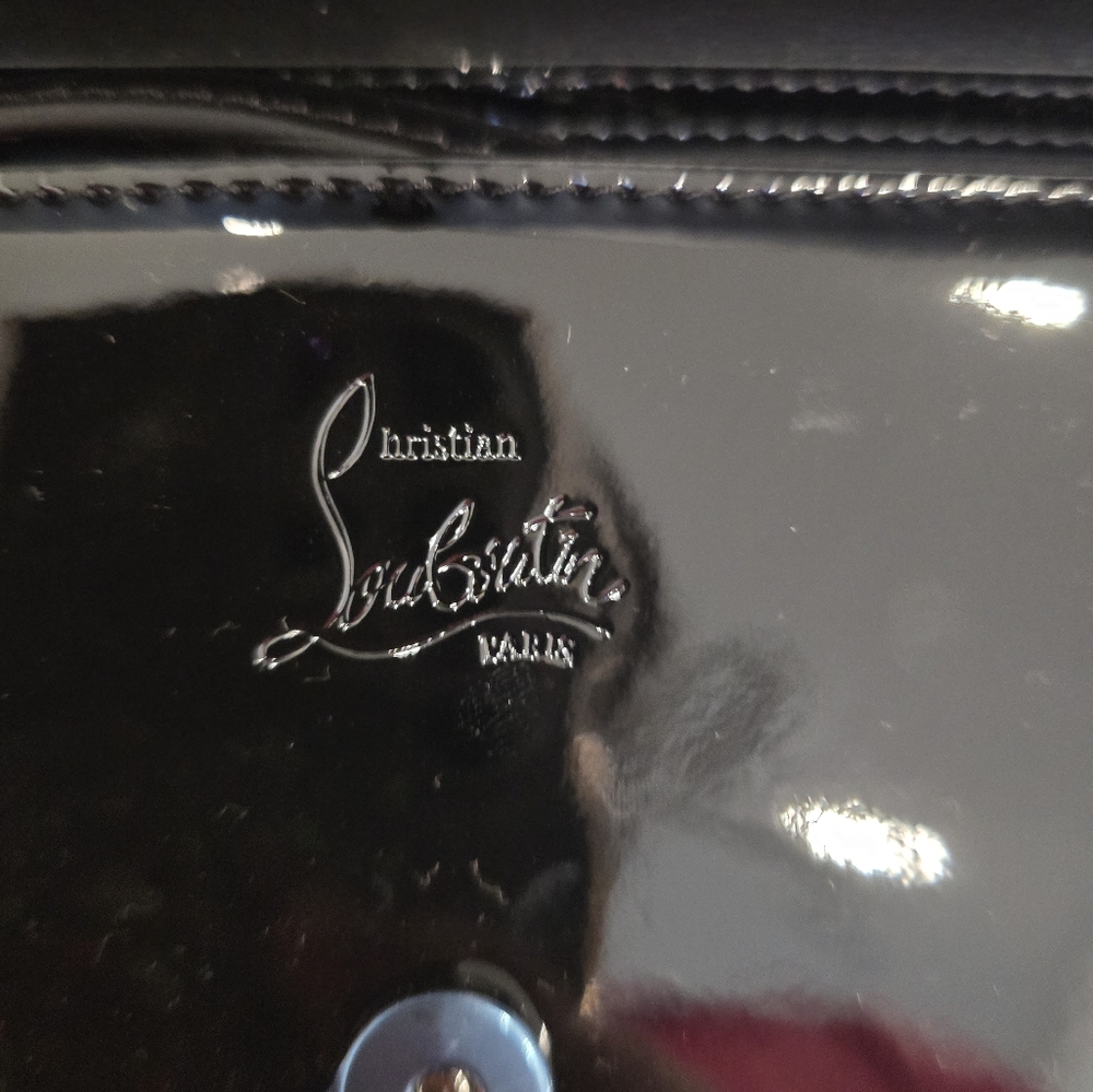 Christian Louboutin Loubi54 Black Patent Leather Bag - Picture 9 of 11
